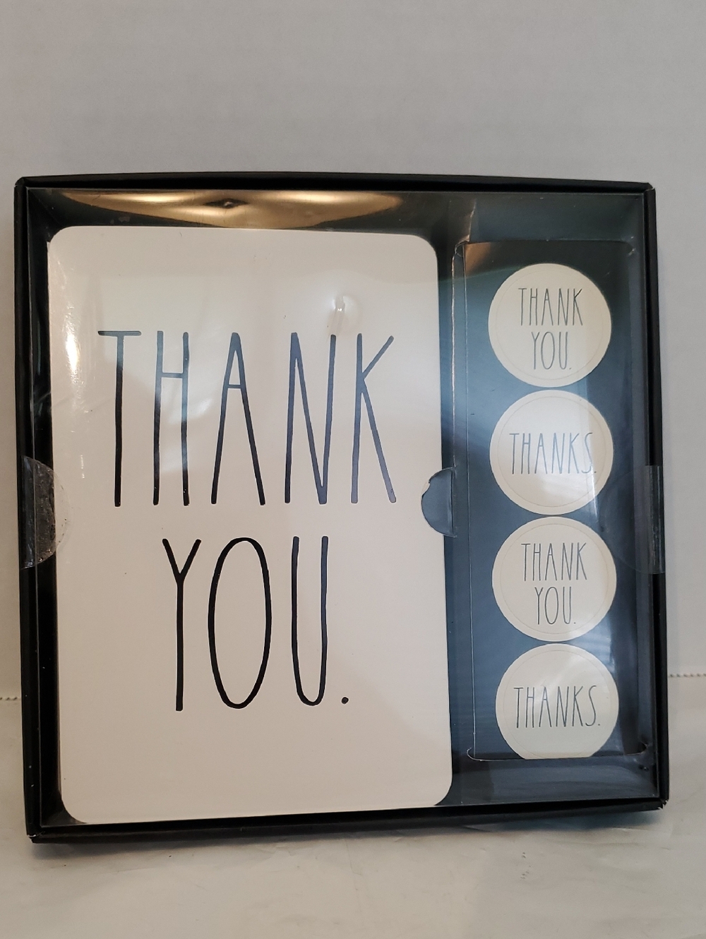 Rae Dunn Thank You Card Set with Sticker Seals - Picture 1 of 2